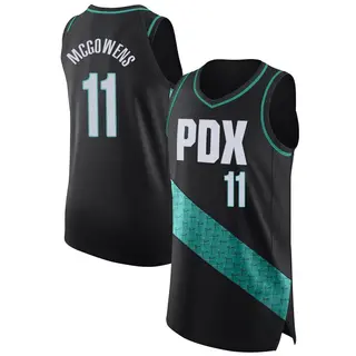 Portland Trail Blazers Men's Bryce McGowens Black Authentic 2022/23 City Edition Jersey