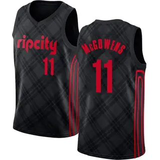 Portland Trail Blazers Men's Bryce McGowens Black Swingman Jersey - City Edition