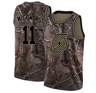Portland Trail Blazers Men's Bryce McGowens Camo Swingman Realtree Collection Jersey
