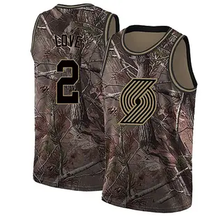 Portland Trail Blazers Men's Caleb Love Camo Swingman Realtree Collection Jersey