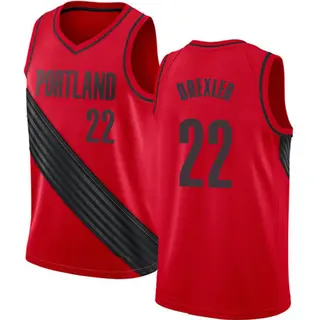 Portland Trail Blazers Men's Clyde Drexler Red Swingman Jersey - Statement Edition