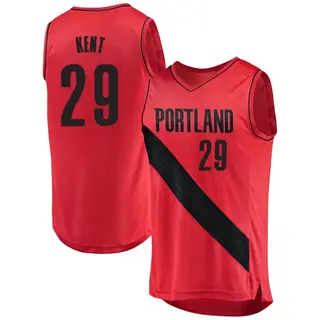 Portland Trail Blazers Men's Jayson Kent Red Fast Break Jersey - Statement Edition