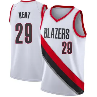 Portland Trail Blazers Men's Jayson Kent White Swingman Jersey - Association Edition