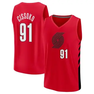 Portland Trail Blazers Men's Sidy Cissoko Black Fast Break Statement Edition 2022/23 Jersey