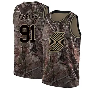 Portland Trail Blazers Men's Sidy Cissoko Camo Swingman Realtree Collection Jersey