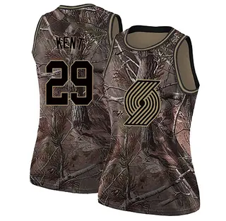 Portland Trail Blazers Women's Jayson Kent Camo Swingman Realtree Collection Jersey