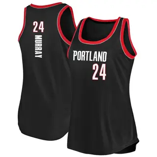 Portland Trail Blazers Women's Kris Murray Black Fast Break 2020/21 Tank Jersey - Icon Edition