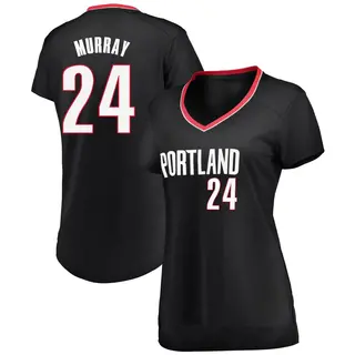 Portland Trail Blazers Women's Kris Murray Black Fast Break Jersey - Icon Edition