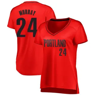 Portland Trail Blazers Women's Kris Murray Red Fast Break Jersey - Statement Edition