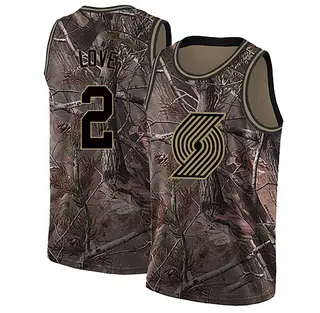 Portland Trail Blazers Youth Caleb Love Camo Swingman Realtree Collection Jersey