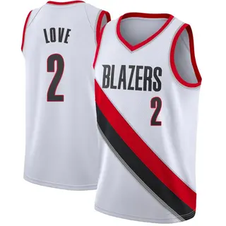 Portland Trail Blazers Youth Caleb Love White Swingman Jersey - Association Edition