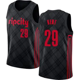 Portland Trail Blazers Youth Jayson Kent Black Swingman Jersey - City Edition