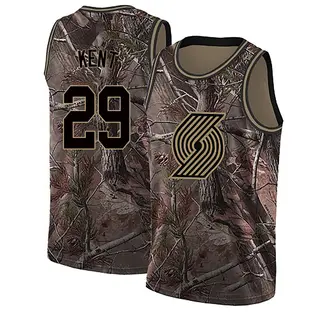 Portland Trail Blazers Youth Jayson Kent Camo Swingman Realtree Collection Jersey