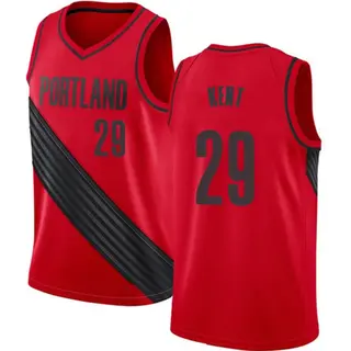 Portland Trail Blazers Youth Jayson Kent Red Swingman Jersey - Statement Edition