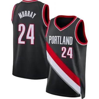 Portland Trail Blazers Youth Kris Murray Black Swingman 2021/22 Diamond Icon Edition Jersey