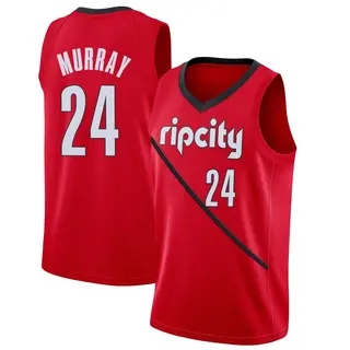 Portland Trail Blazers Youth Kris Murray Red Swingman 2018/19 Jersey - Earned Edition